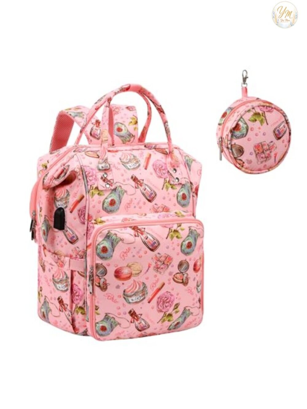 KOKNIT Crochet Knitting Bag Backpack Yarn Storage Organizer Tote